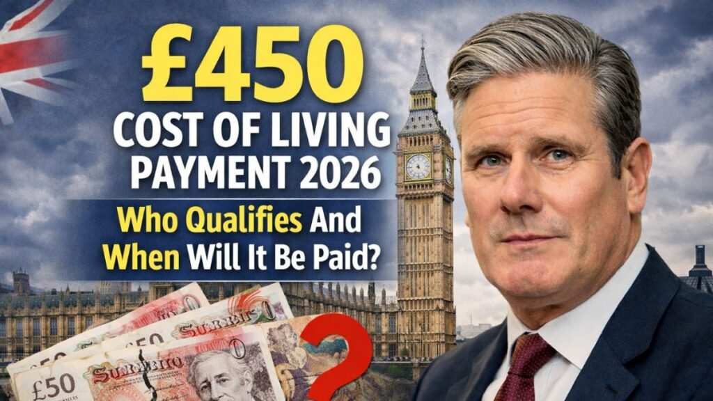 £450 Cost Of Living Payment 2026 - Who Qualifies And When Will It Be Paid?