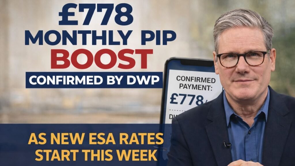 £778 Monthly PIP Boost Confirmed By DWP As New ESA Rates Start This Week