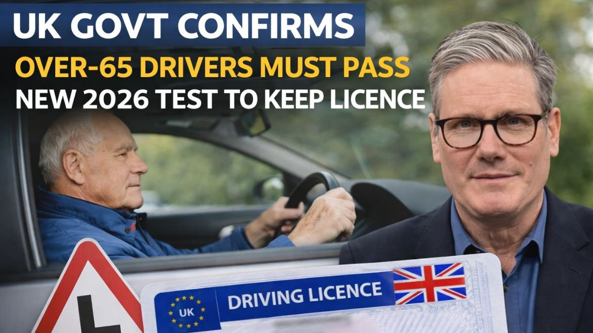 UK Govt Confirms Over-65 Drivers Must Pass New 2026 Test To Keep Licence